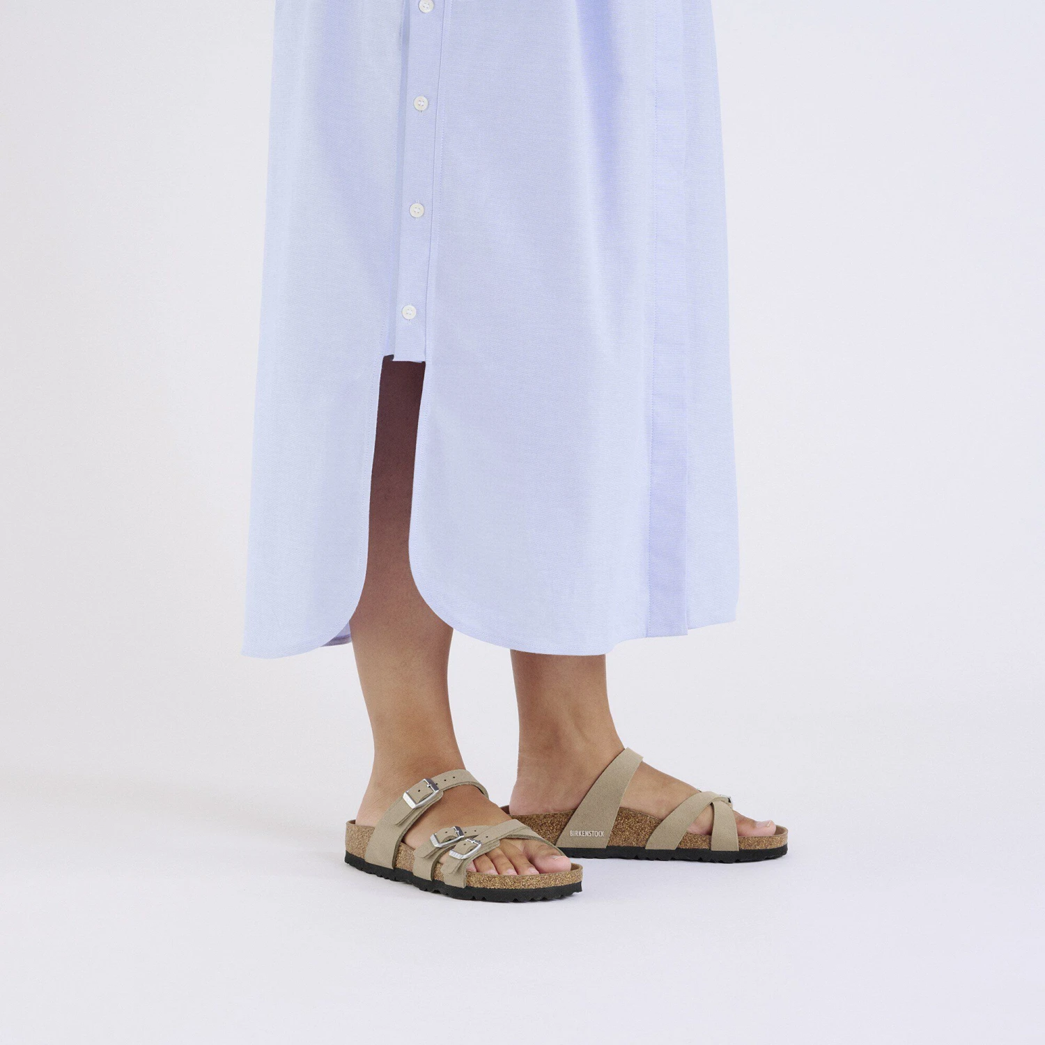 Birkenstock Franca Synthetics Gray Taupe 4 Birkenstock Franca Synthetics Gray Taupe - Image 4