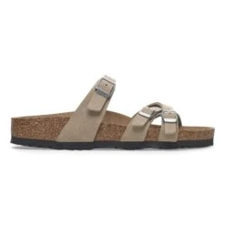 Birkenstock Franca Synthetics Gray Taupe 10 Birkenstock Franca Synthetics Gray Taupe -Birkenstock Shop 1029238 side