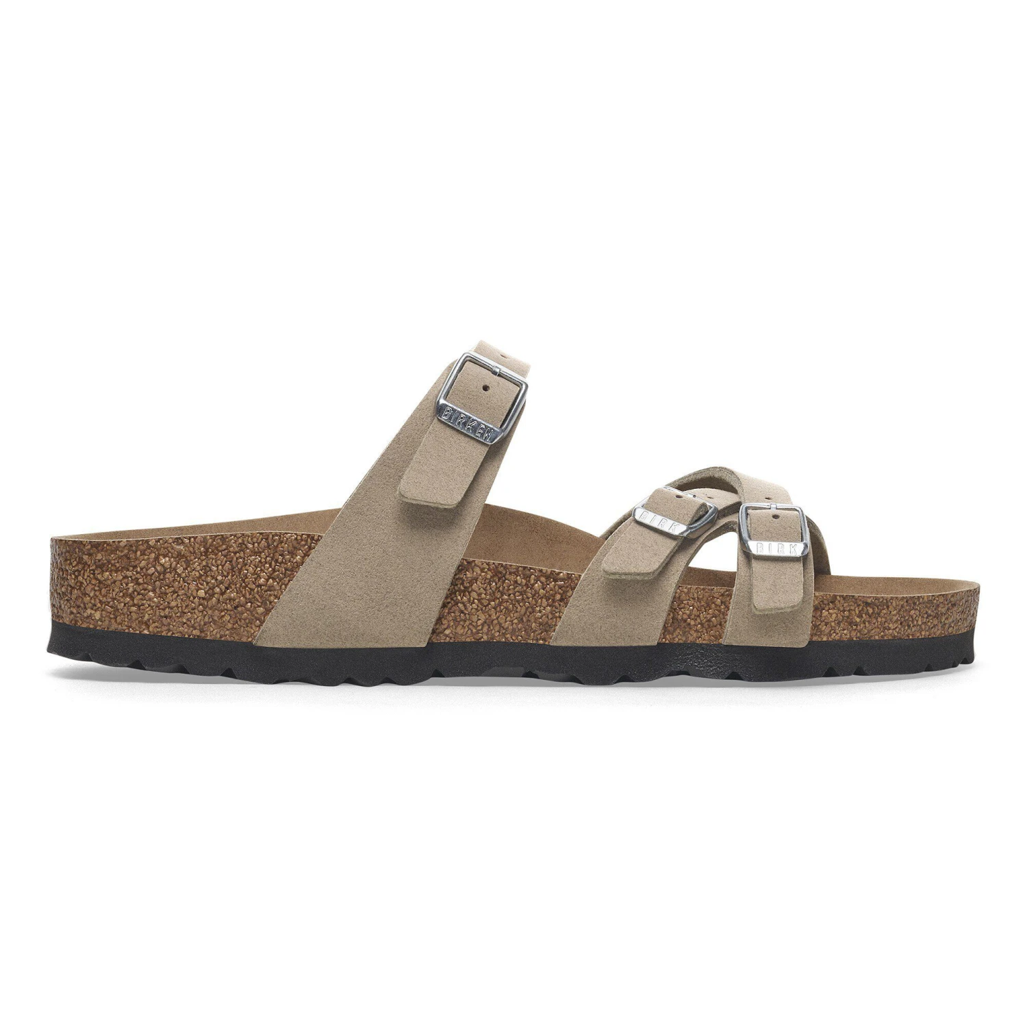 Birkenstock Franca Synthetics Gray Taupe 3 Birkenstock Franca Synthetics Gray Taupe - Image 3