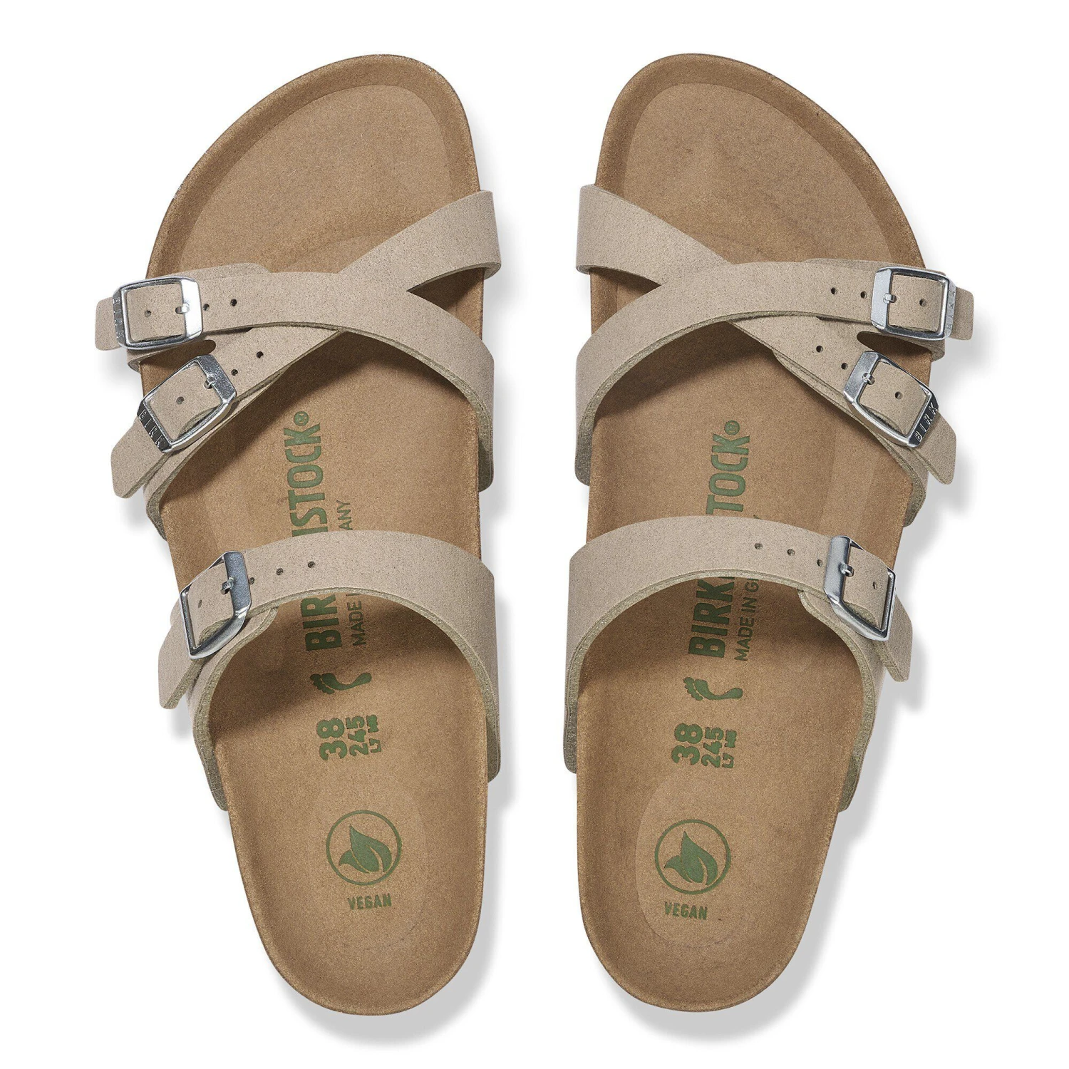 Birkenstock Franca Synthetics Gray Taupe 2 Birkenstock Franca Synthetics Gray Taupe - Image 2