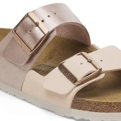 Birkenstock Arizona Split Birko-Flor New Beige/Copper -Birkenstock Shop 1029251 detail 1