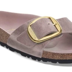 Birkenstock Madrid Big Buckle Oiled Leather Lavender -Birkenstock Shop 1029257 detail 1