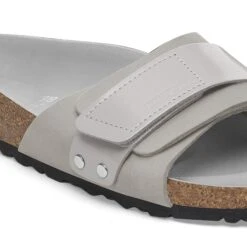 Birkenstock Oita Nubuck Leather Stone Coin -Birkenstock Shop 1029277 detail 1