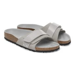 Birkenstock Oita Nubuck Leather Stone Coin -Birkenstock Shop 1029277 pair