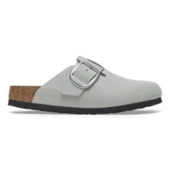Birkenstock Boston Big Buckle Nubuck Leather Pure Sage -Birkenstock Shop 1029279 side