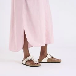 Birkenstock Gizeh Flower Leather Light Rose -Birkenstock Shop 1029287 f look f