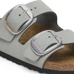 Birkenstock Arizona Big Buckle Nubuck Leather Pure Sage -Birkenstock Shop 1029291 detail 1