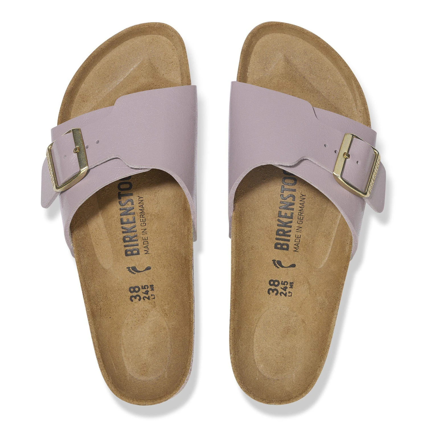 Birkenstock Catalina Birko-Flor Graceful Faded Purple 2 Birkenstock Catalina Birko-Flor Graceful Faded Purple - Image 2