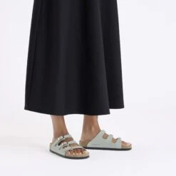 Birkenstock Florida Nubuck Leather Pure Sage -Birkenstock Shop 1029349 f look f