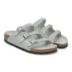 Birkenstock Florida Nubuck Leather Pure Sage -Birkenstock Shop 1029349 pair