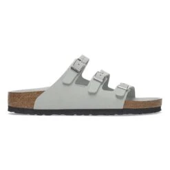 Birkenstock Florida Nubuck Leather Pure Sage -Birkenstock Shop 1029349 side