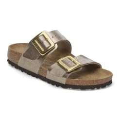 Birkenstock Sydney Luxe Buckle Birko-Flor Graceful Taupe