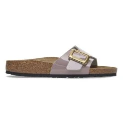 Birkenstock Catalina Luxe Buckle Birko-Flor Patent Patent Faded Purple -Birkenstock Shop 1029369 side