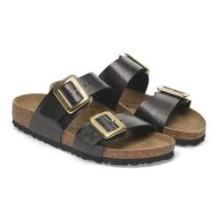 Birkenstock Sydney Luxe Buckle Birko-Flor Graceful Licorice -Birkenstock Shop 1029379 pair
