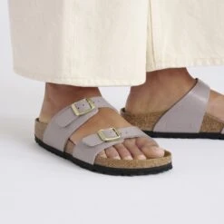 Birkenstock Sydney Birko-Flor Graceful Faded Purple -Birkenstock Shop 1029381 f closeup f