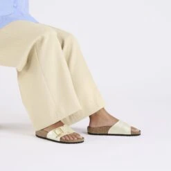 Birkenstock Catalina Luxe Buckle Birko-Flor Graceful Pearl White 13 Birkenstock Catalina Luxe Buckle Birko-Flor Graceful Pearl White -Birkenstock Shop 1029382 f look f