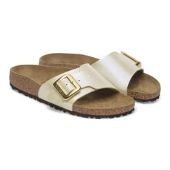 Birkenstock Catalina Luxe Buckle Birko-Flor Graceful Pearl White 12 Birkenstock Catalina Luxe Buckle Birko-Flor Graceful Pearl White -Birkenstock Shop 1029382 pair