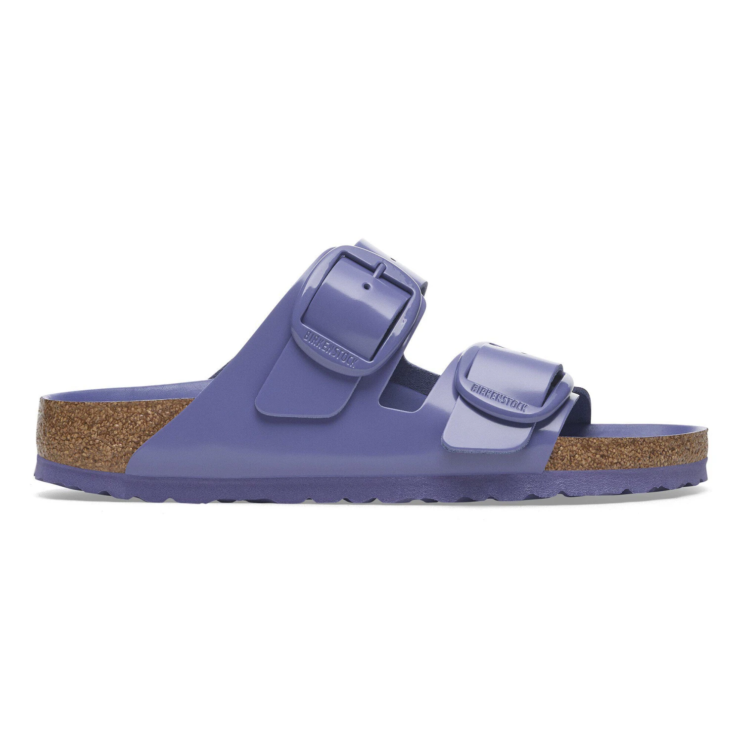 Birkenstock Arizona Big Buckle Natural Leather Patent High-Shine Purple Dusk Tonal 3 Birkenstock Arizona Big Buckle Natural Leather Patent High-Shine Purple Dusk Tonal - Image 3