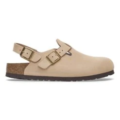Birkenstock Tokio Nubuck Leather Sandcastle -Birkenstock Shop 1029399 side