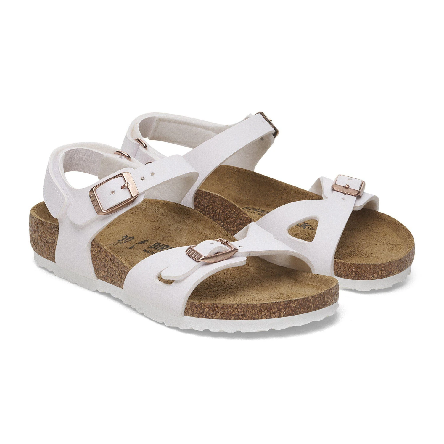 Birkenstock Rio AS Kids Birko-Flor White 6 Birkenstock Rio AS Kids Birko-Flor White - Image 6
