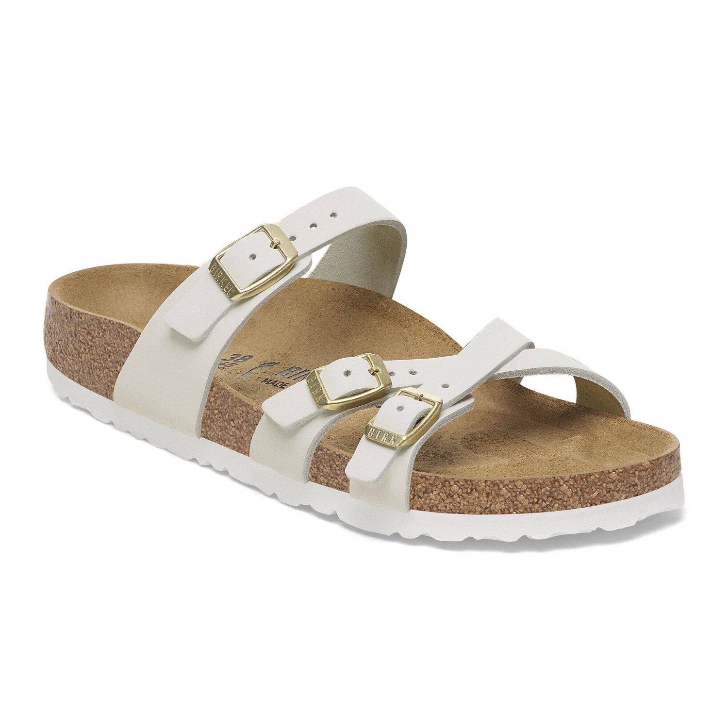 Birkenstock Franca Nubuck Leather Antique White 1 Birkenstock Franca Nubuck Leather Antique White