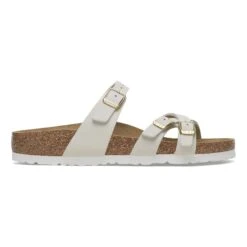 Birkenstock Franca Nubuck Leather Antique White 10 Birkenstock Franca Nubuck Leather Antique White -Birkenstock Shop 1029406 side