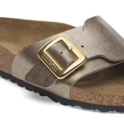 Birkenstock Catalina Luxe Buckle Birko-Flor Graceful Taupe -Birkenstock Shop 1029414 detail 1