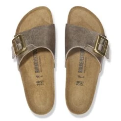 Birkenstock Catalina Luxe Buckle Birko-Flor Graceful Taupe -Birkenstock Shop 1029414 top