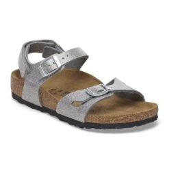 Birkenstock Rio Kids Birko-Flor Sparkling Light Silver