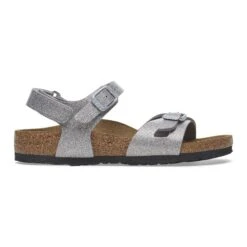 Birkenstock Rio Kids Birko-Flor Sparkling Light Silver -Birkenstock Shop 1029423 side