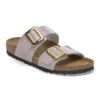 Birkenstock Sydney Luxe Buckle Birko-Flor Patent Patent Faded Purple