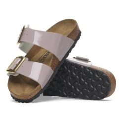 Birkenstock Sydney Luxe Buckle Birko-Flor Patent Patent Faded Purple -Birkenstock Shop 1029431 sole