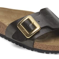 Birkenstock Catalina Luxe Buckle Birko-Flor Graceful Licorice -Birkenstock Shop 1029435 detail 1