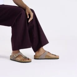 Birkenstock Gizeh Nubuck Leather Faded Purple -Birkenstock Shop 1029504 f look f