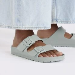 Birkenstock Arizona Essentials EVA Pure Sage 12 Birkenstock Arizona Essentials EVA Pure Sage -Birkenstock Shop 1029538 f closeup f
