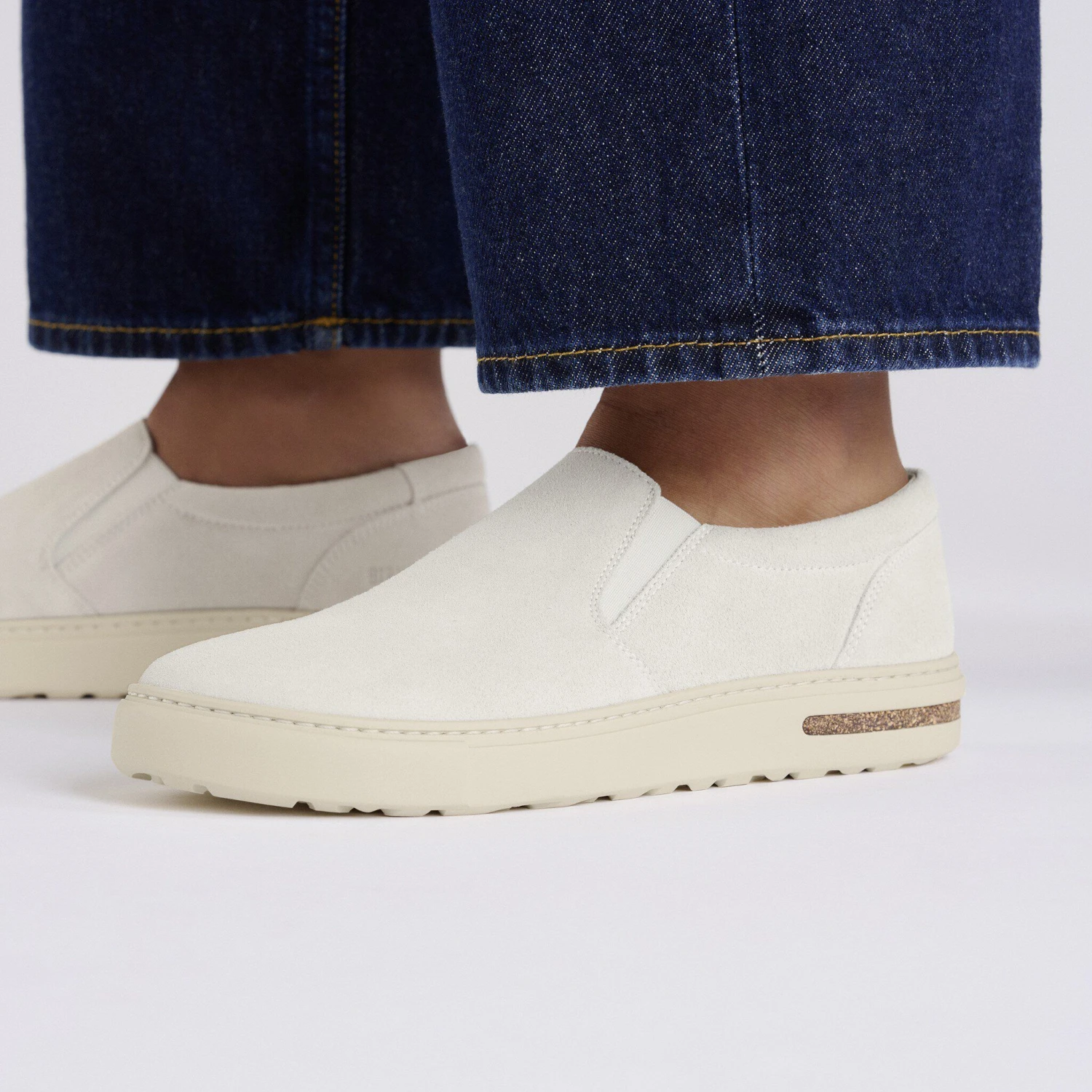 Birkenstock Oswego Suede Leather Antique White 4 Birkenstock Oswego Suede Leather Antique White - Image 4