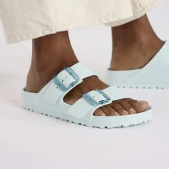 Birkenstock Arizona Stealth Buckle EVA Surf Green 12 Birkenstock Arizona Stealth Buckle EVA Surf Green -Birkenstock Shop 1029621 f closeup f