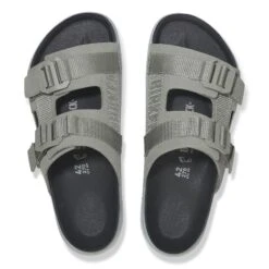 Birkenstock Shinjuku 2 Strap Leather-Textile Pure Sage -Birkenstock Shop 1029630 top