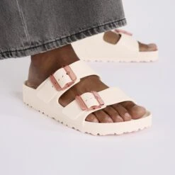 Birkenstock Arizona Stealth Buckle EVA Light Rose -Birkenstock Shop 1029637 f closeup f