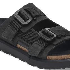 Birkenstock Shinjuku 2 Strap Leather-Textile Black 10 Birkenstock Shinjuku 2 Strap Leather-Textile Black -Birkenstock Shop 1029640 detail 1