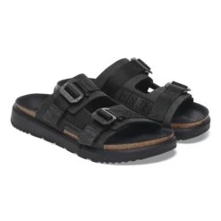 Birkenstock Shinjuku 2 Strap Leather-Textile Black 11 Birkenstock Shinjuku 2 Strap Leather-Textile Black -Birkenstock Shop 1029640 pair