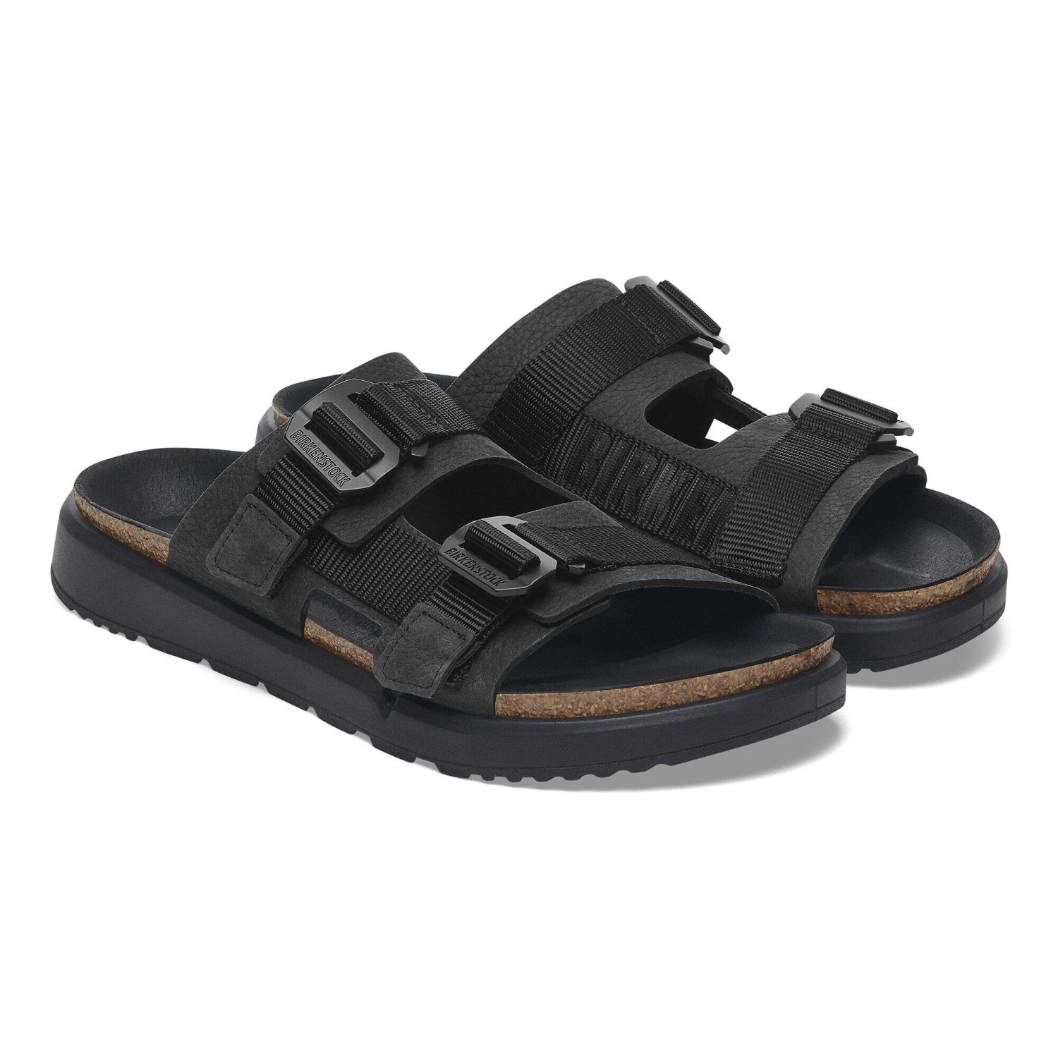 Birkenstock Shinjuku 2 Strap Leather-Textile Black 6 Birkenstock Shinjuku 2 Strap Leather-Textile Black - Image 6