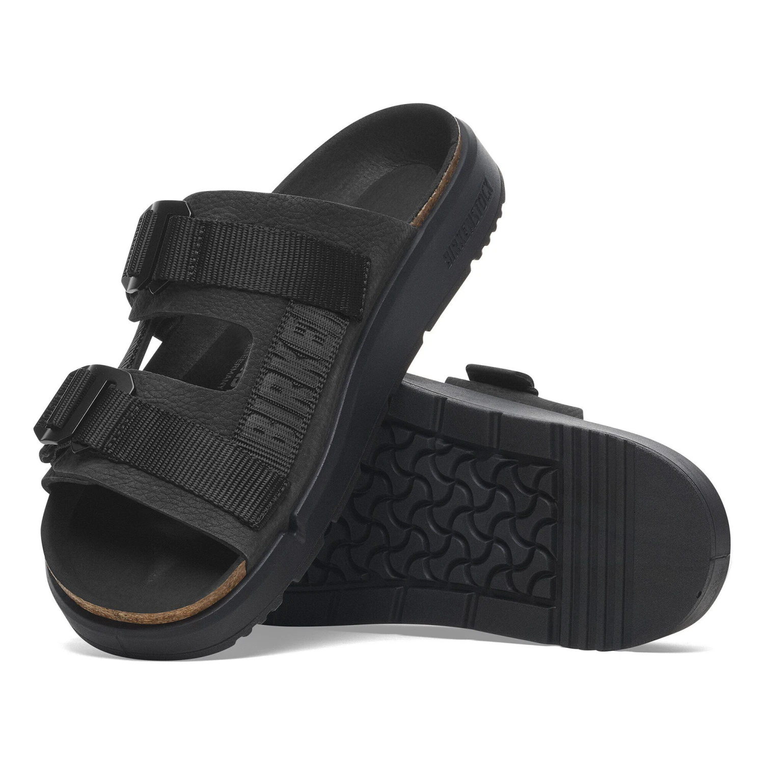 Birkenstock Shinjuku 2 Strap Leather-Textile Black 4 Birkenstock Shinjuku 2 Strap Leather-Textile Black - Image 4
