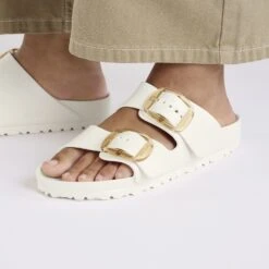 Birkenstock Arizona Big Buckle EVA Eggshell -Birkenstock Shop 1029651 f closeup f