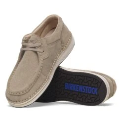 Birkenstock Pasadena Suede Leather Taupe -Birkenstock Shop 1029671 sole