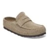 Birkenstock Naples Wrapped Suede Leather Taupe -Birkenstock Shop 1029675