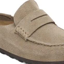 Birkenstock Naples Wrapped Suede Leather Taupe -Birkenstock Shop 1029675 detail 1