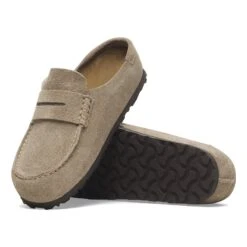 Birkenstock Naples Wrapped Suede Leather Taupe -Birkenstock Shop 1029675 sole