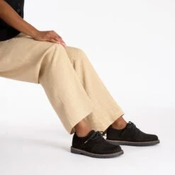 Birkenstock Uppsala Low Suede Leather Black -Birkenstock Shop 1029697 f look f