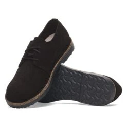 Birkenstock Uppsala Low Suede Leather Black -Birkenstock Shop 1029697 sole